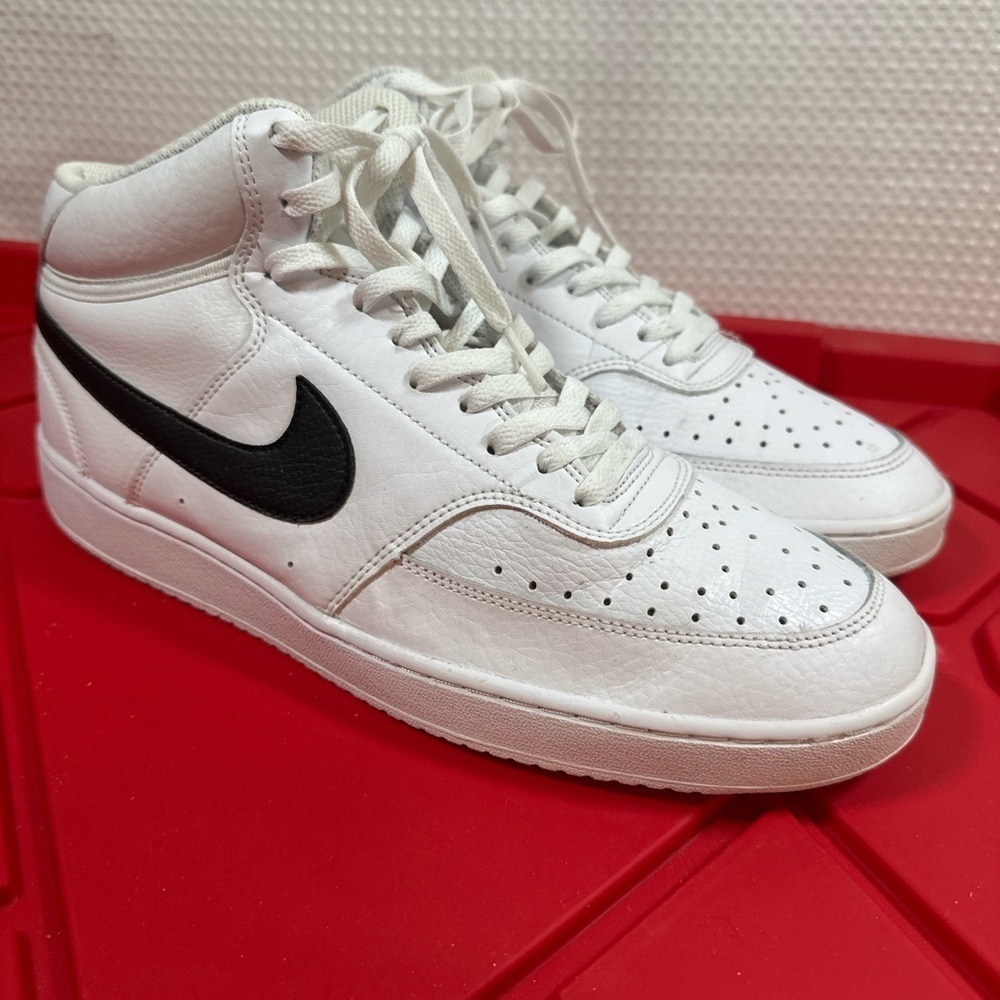 Nike Court Vision Next Nature Mid White Black Size 11.5
